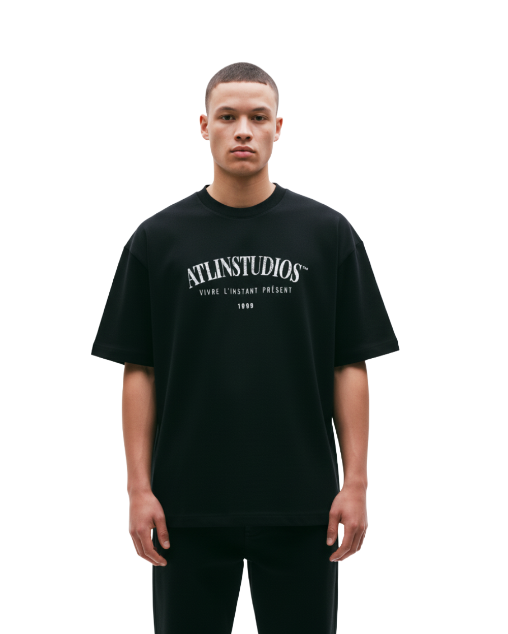 BOXY ESSENTIAL TEE 280GSM BLACK