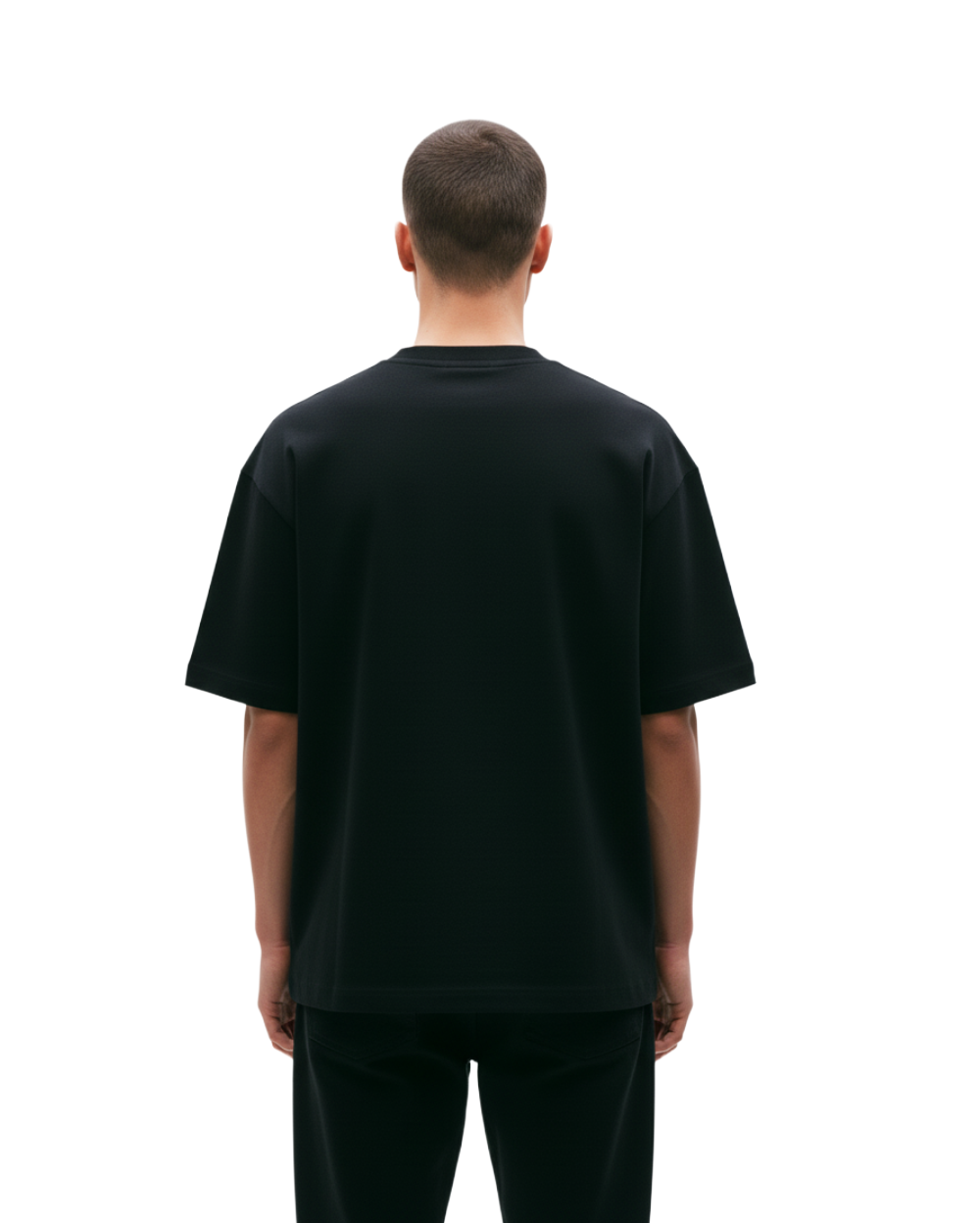 BOXY ESSENTIAL TEE 280GSM BLACK