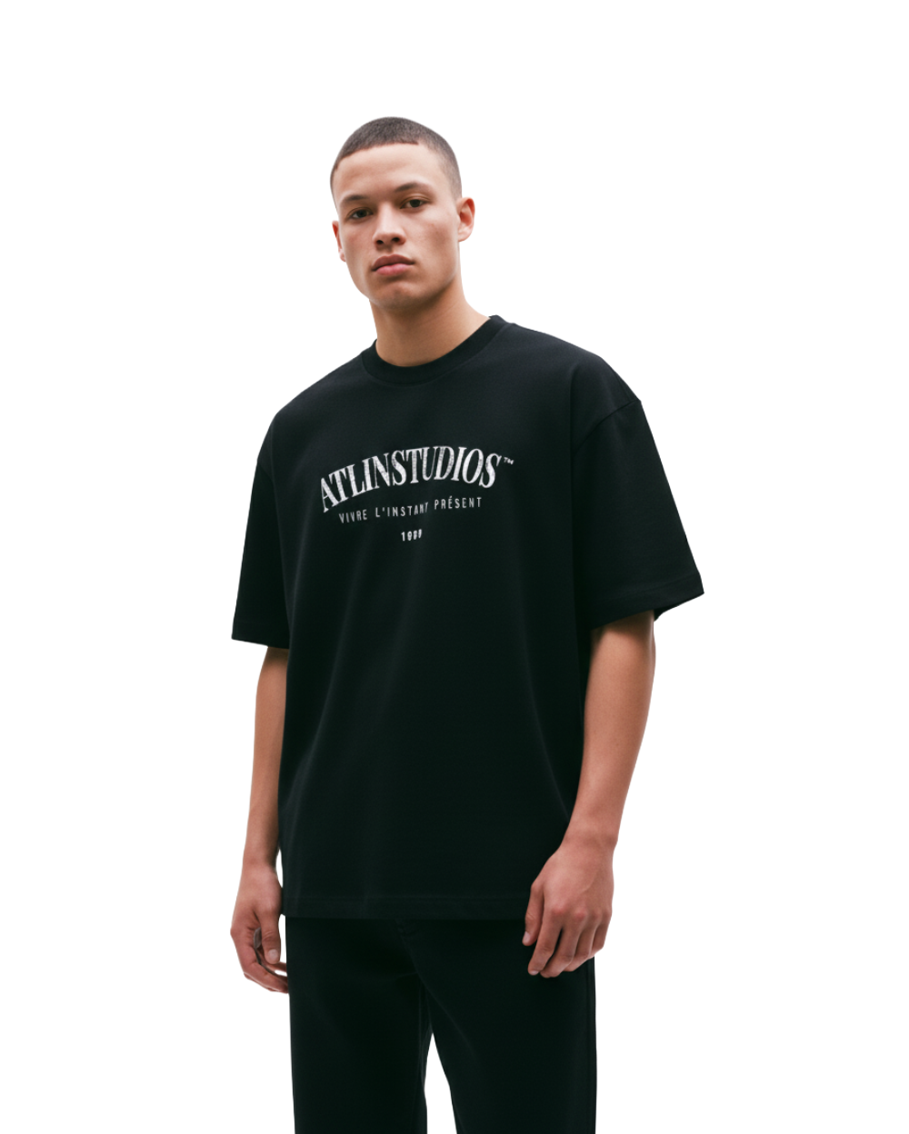 BOXY ESSENTIAL TEE 280GSM BLACK