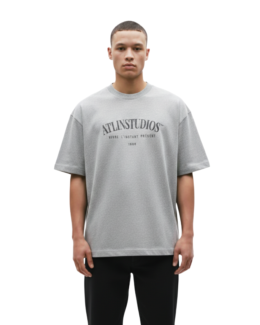 BOXY ESSENTIAL TEE 280GSM GREY