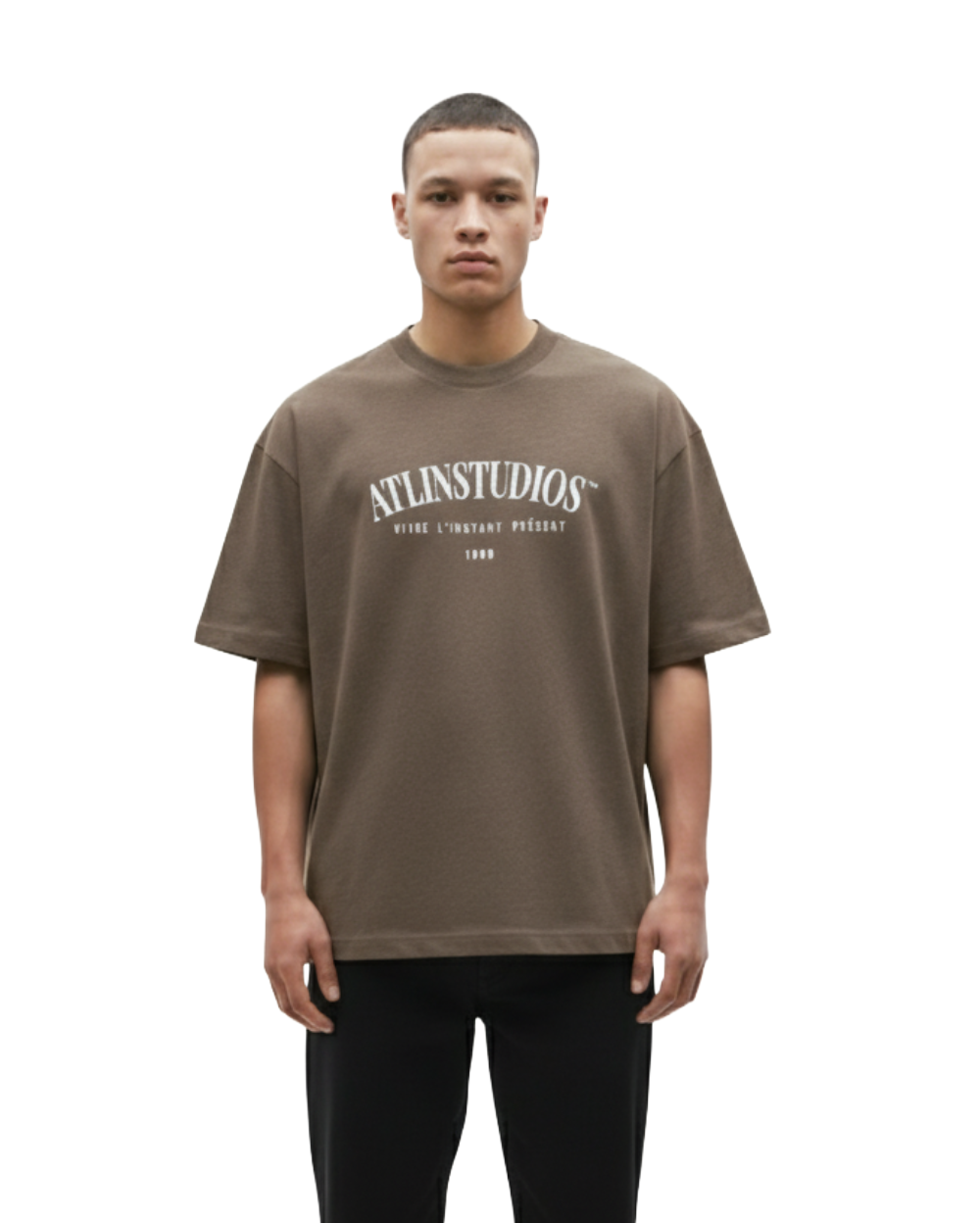 BOXY ESSENTIAL TEE 280GSM MOCHA BROWN