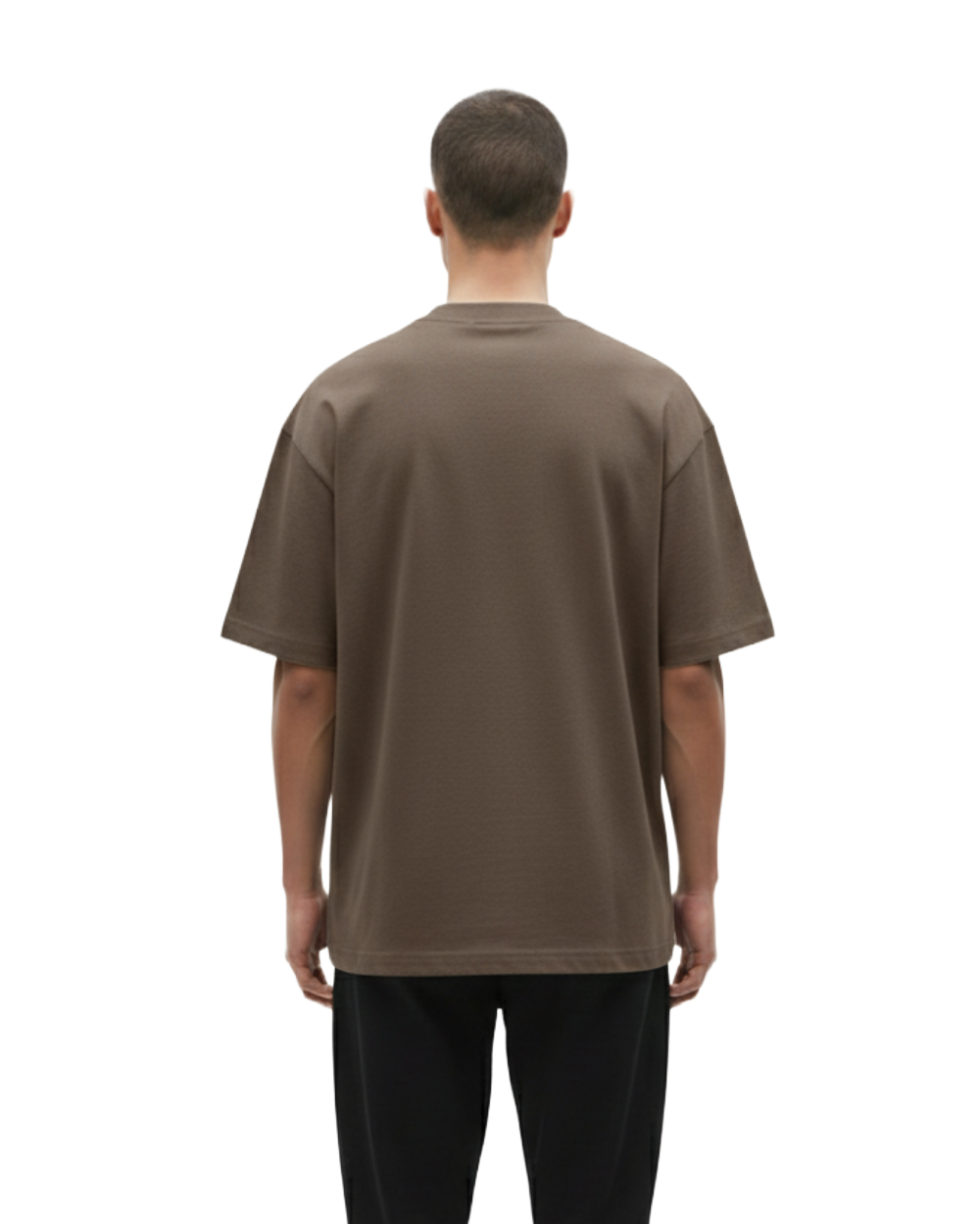 BOXY ESSENTIAL TEE 280GSM MOCHA BROWN