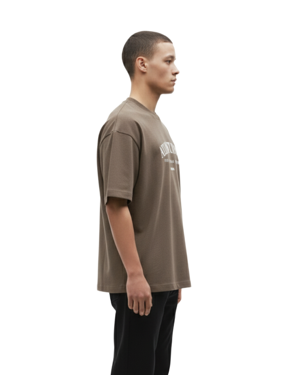BOXY ESSENTIAL TEE 280GSM MOCHA BROWN