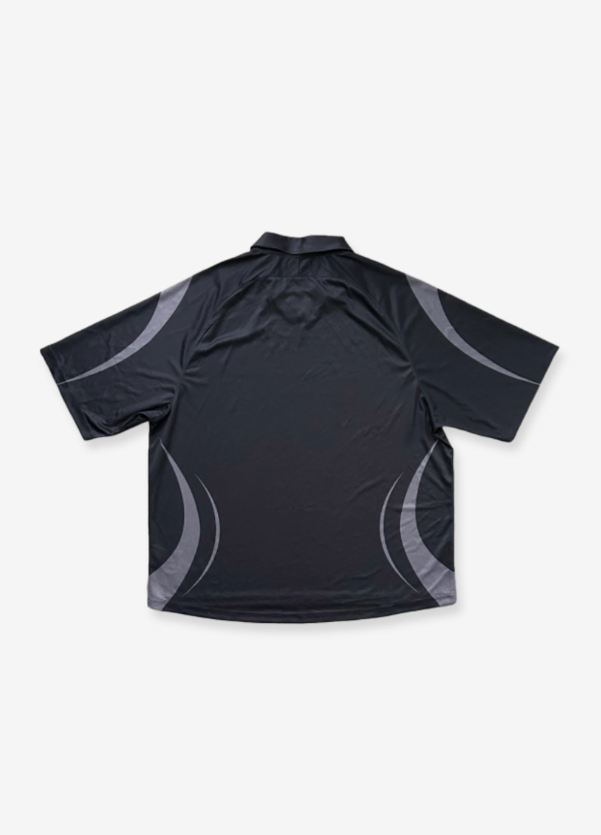 RETRO FOOTBALL SHIRT BLACK