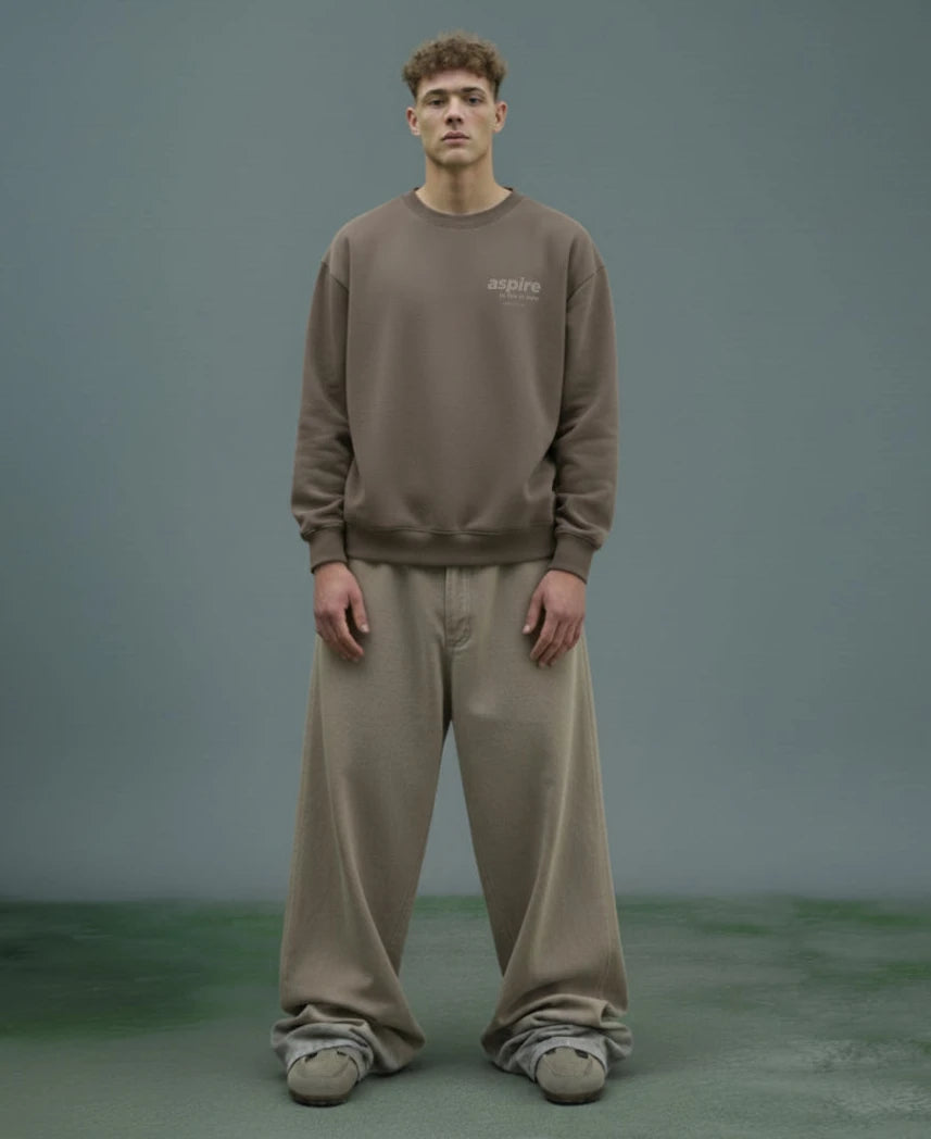 ASPIRE SWEATER MOCHA BROWN