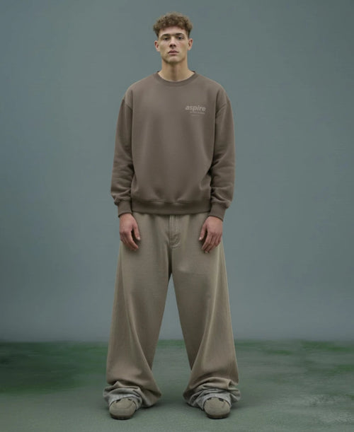 ASPIRE SWEATER MOCHA BROWN