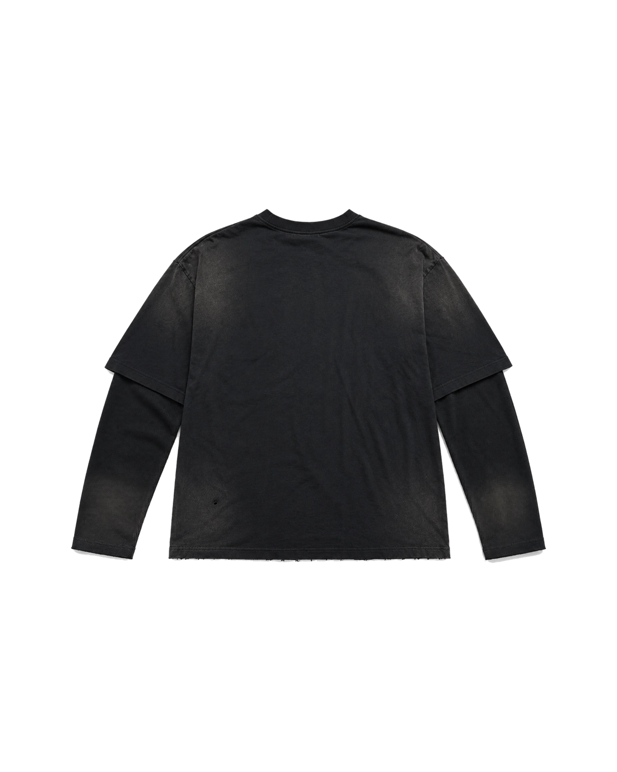 Vivre L'Instant Présent Double Sleeve Tee — Black