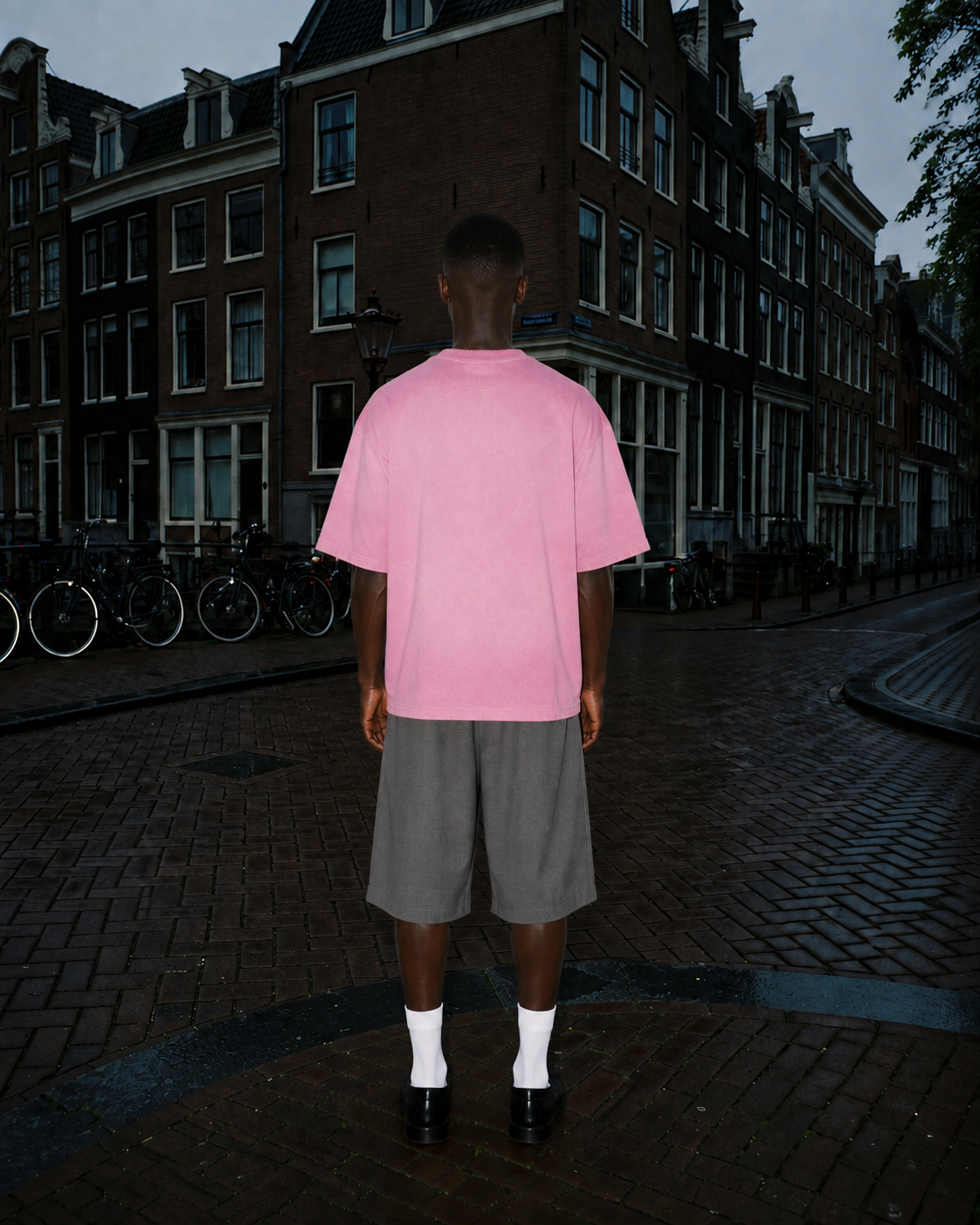 Vivre L'Instant Présent Tee — Washed Pink