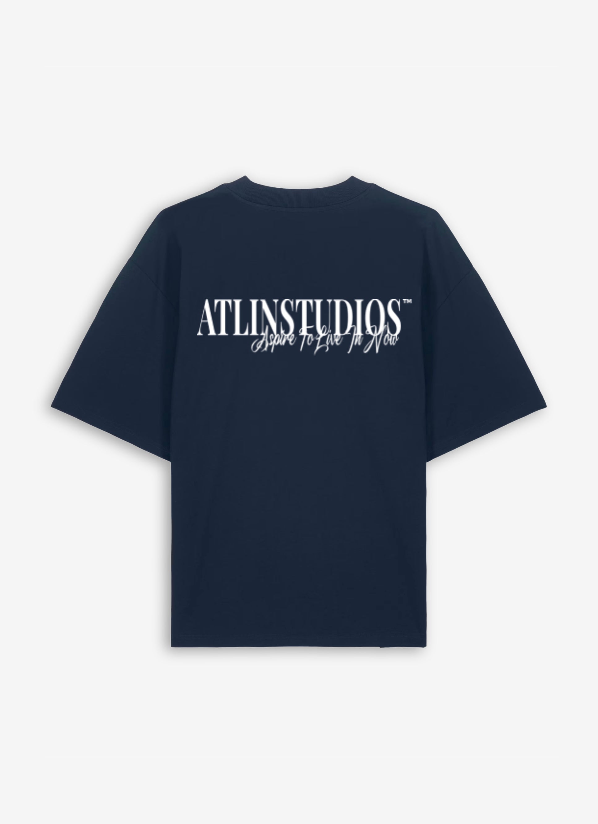 ATLINSTUDIOS T-SHIRT NAVY BLUE