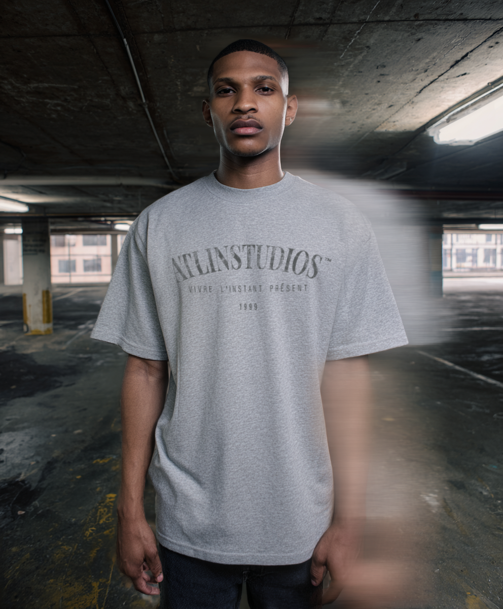 BOXY ESSENTIAL TEE 280GSM GREY